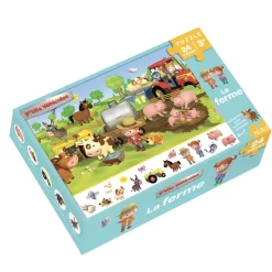 Discount Puzzle P'tits Véhicule - La Ferme Kids Puzzles