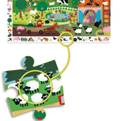 Hot Puzzle The Farm Kids Puzzles