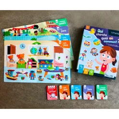 Hot Qui Cherche Quoi Où Comment? Kids Board Games