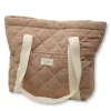 Handbags & Purses|Diaper Bags>Dans Le Sac Quilt Tote bag - Tan