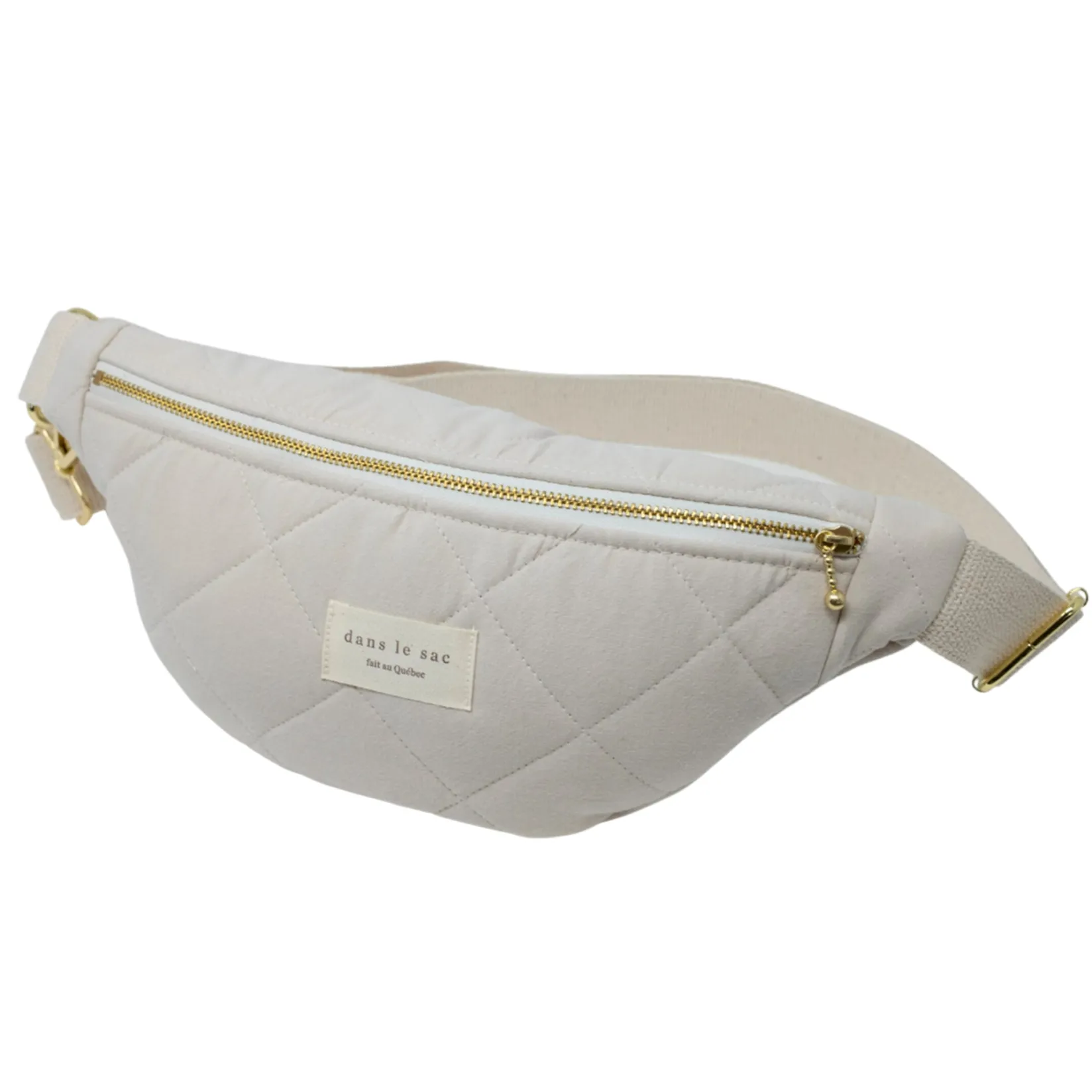 New Quilted Waist Bag - Cream Handbags & Purses|Diaper Bags