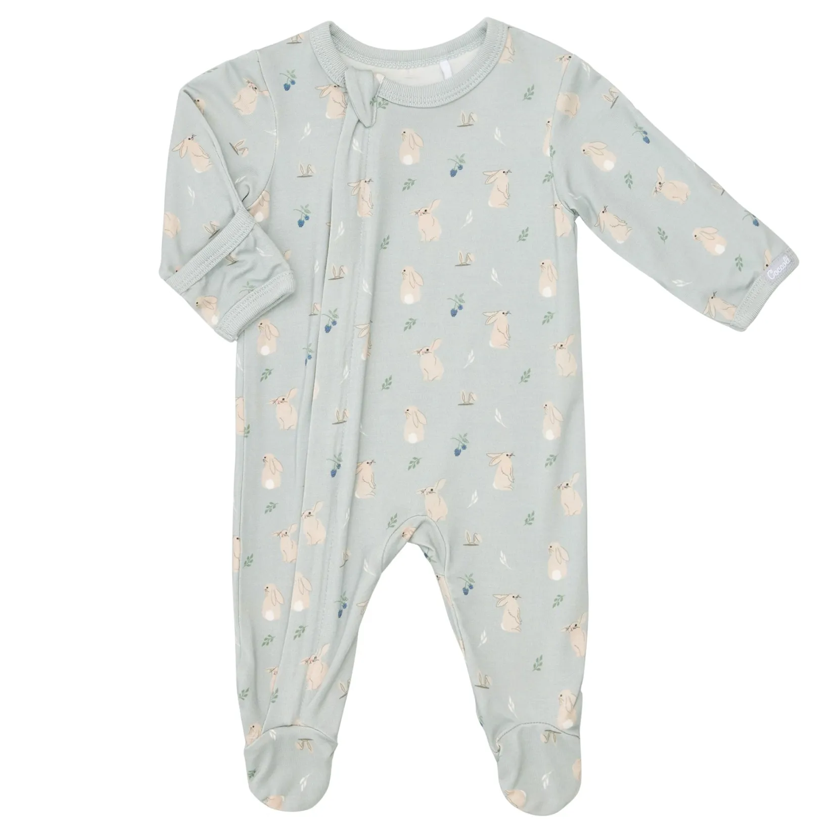 Pajamas|Pajamas>Coccoli Rabbits Pajamas 1-18m Sage