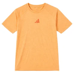 Sportswear|Tops>Adidas Raglan Melange Tee 8-16y Orange