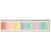 Clearance Rainbow Striped Mini Candles (50) Party Supplies