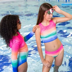 Rainbow Uv Ls Swimsuit 2-14 Kids Swimsuits