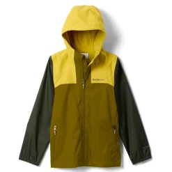 Outerwear|Coats & Jackets>Columbia Rainy Trails Jacket Iii 4-18 Olive