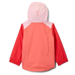 Outerwear|Coats & Jackets>Columbia Rainy Trails Jacket Iii 2-4t Coral