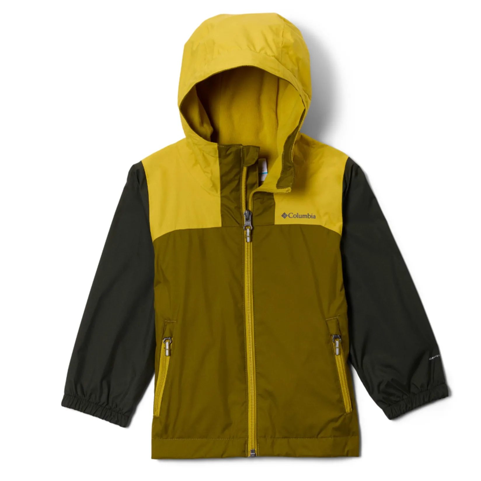 Outerwear|Coats & Jackets>Columbia Rainy Trails Jacket Iii 2-4t Olive