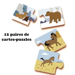 Best - Jeu Educatif - Maman et ses petits - Découverte des animaux Kids Board Games
