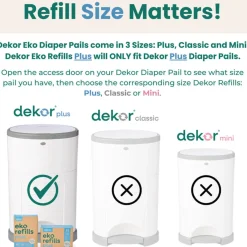 Outlet Refill (4) Eko Plus Diaper Pails