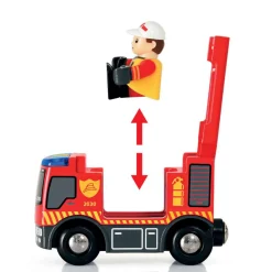 Rescue Firefighter Set - 18-Piece Train Toy Kids Assembly & Construction