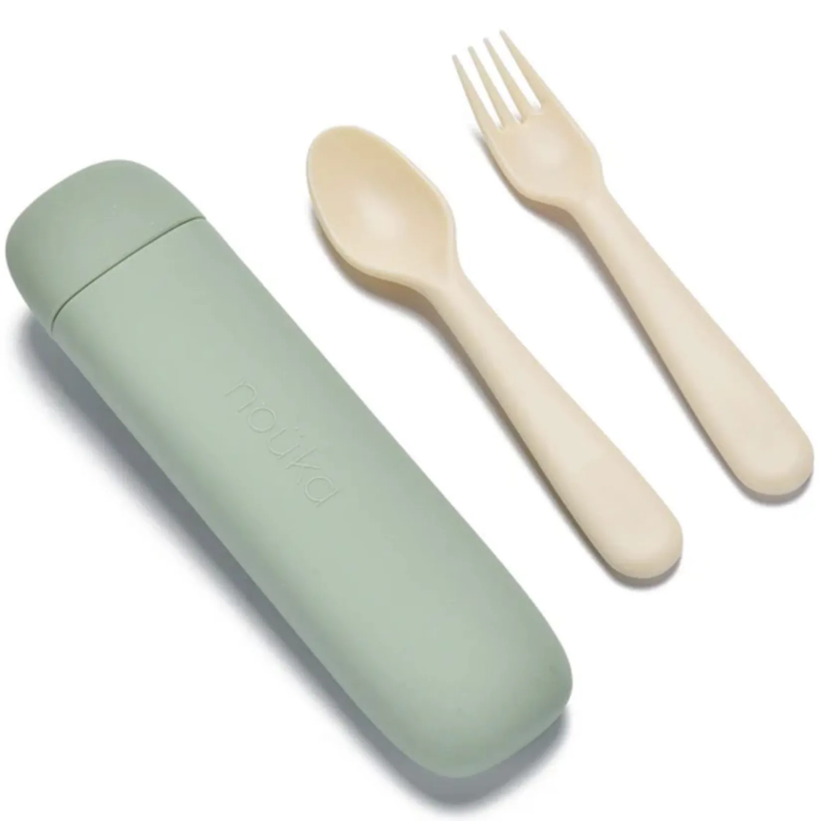 Breastfeeding|Tableware>Nouka Reusable Utensil Set & Carry Case - Leaf
