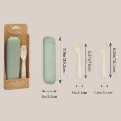 Sale Reusable Utensil Set & Carry Case - Blush Kids Breastfeeding|Tableware