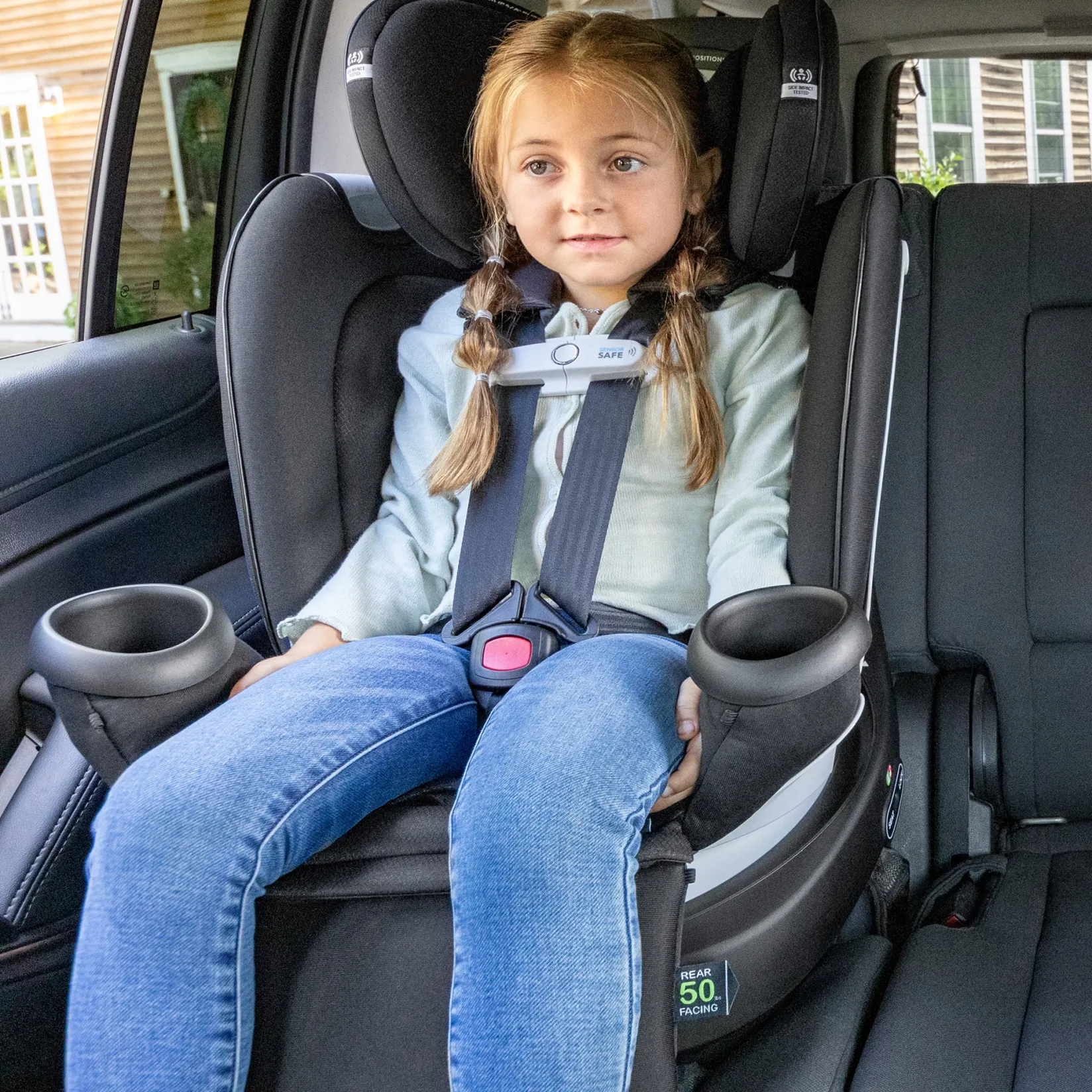 Car Seats & Booster Seats|Car Seats>Evenflo Revolve360 Extend All-in-One Rotating Car Seat with SensorSafe - Onyx