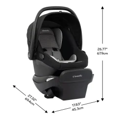 Hot Revolve180 LiteMax NXT Rotational Car Seat - Cinder Gray Kids Car Seats & Booster Seats|Car Seats
