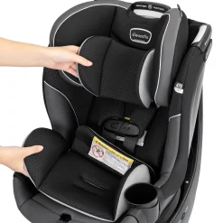 Outlet Revolve360 Slim 2-in-1 Rotating Convertible Car Seat - Canton Black Kids Car Seats & Booster Seats|Car Seats