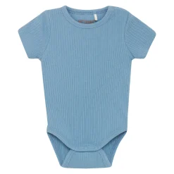 Tops>Huttelihut Rib Bodysuit 3-24m Blue