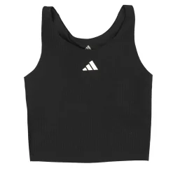 Sportswear|Tops>Adidas Ribbed Training Tank 7-16y Black