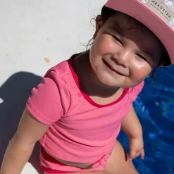 Outlet Ribbed Uv Tankini 2-10 Kids Swimsuits