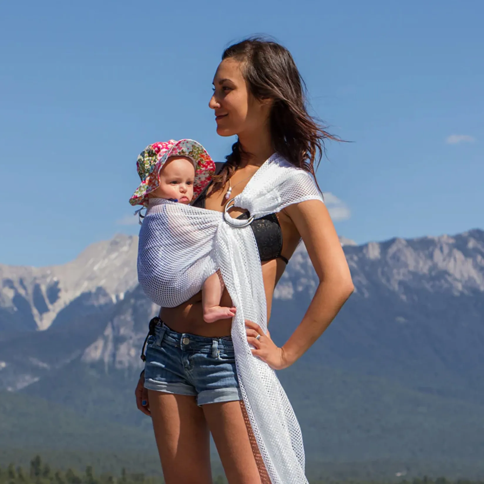 Outdoors & Travel|Baby Carriers>Chimparoo Ring-Sling AIR - Grey