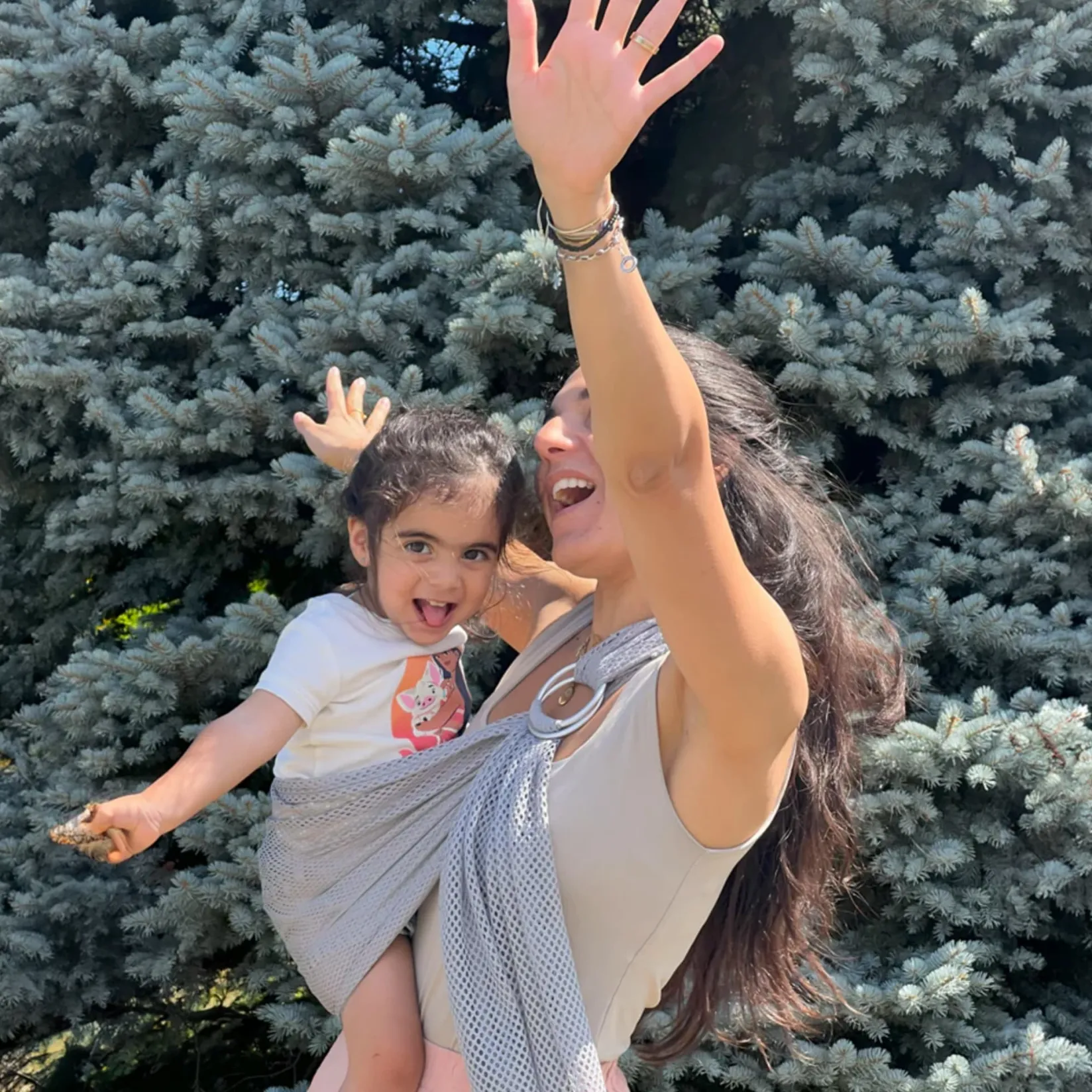 Outdoors & Travel|Baby Carriers>Chimparoo Ring-Sling AIR - Grey