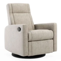 Gliders & Rocking Chairs|Gliders & Rocking Chairs>Jaymar BB Rocking and Swivel Armchair Nelly - Breather Driftwood / Black