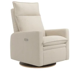 Gliders & Rocking Chairs|Gliders & Rocking Chairs>Jaymar BB Rocking and Swivel Armchair Arya - Beyond Sheep Cream - Motorized Electric
