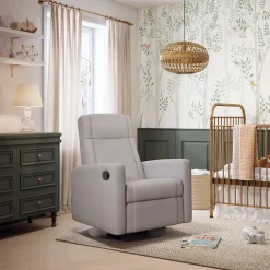 Online Rocking and Swivel Armchair Nelly - Arlo Pearl / Black Gliders & Rocking Chairs|Gliders & Rocking Chairs