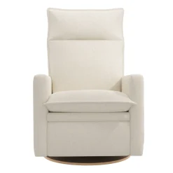 Rocking and Swivel Armchair Arya - Henequen - Motorized Electric Gliders & Rocking Chairs|Gliders & Rocking Chairs