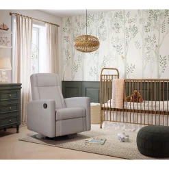 Discount Rocking and Swivel Armchair Nelly - Como Dove Grey / Black Gliders & Rocking Chairs|Gliders & Rocking Chairs