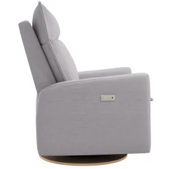 Sale Rocking and Swivel Armchair Arya - Como Dove Grey - Motorized Electric Gliders & Rocking Chairs|Gliders & Rocking Chairs