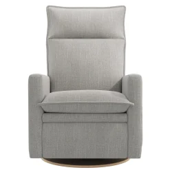 Outlet Rocking and Swivel Armchair Arya - Nubia Silver Gliders & Rocking Chairs|Gliders & Rocking Chairs