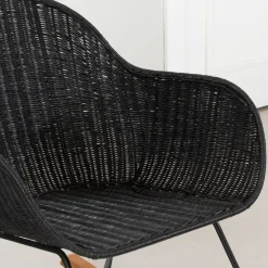 Sale Rocking Chair - Balka Black Rattan Gliders & Rocking Chairs|Gliders & Rocking Chairs