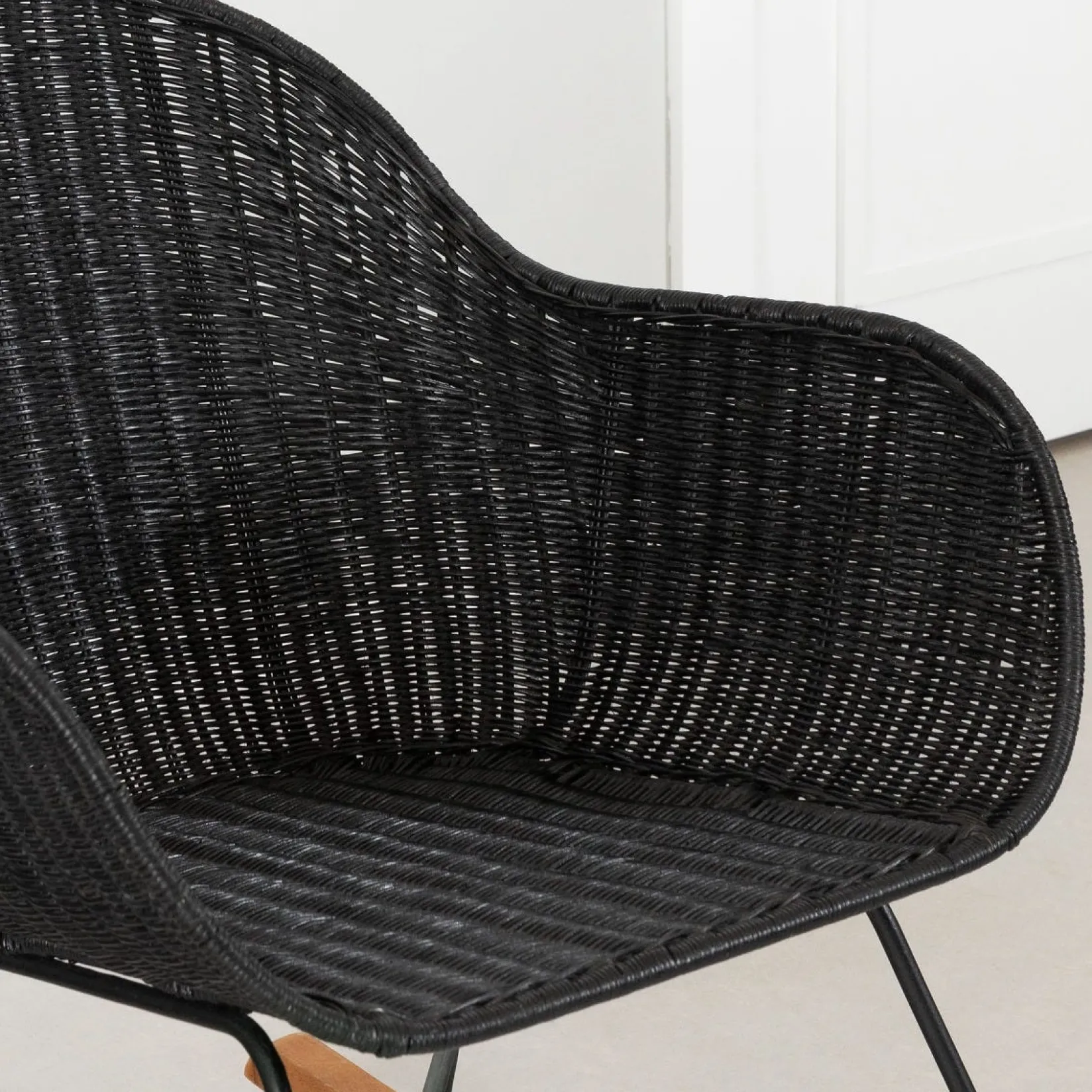 Sale Rocking Chair - Balka Black Rattan Gliders & Rocking Chairs|Gliders & Rocking Chairs