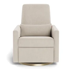 Gliders & Rocking Chairs|Gliders & Rocking Chairs>Monte Rocking Glider Recliner Armchair Grano - Dune / Gold