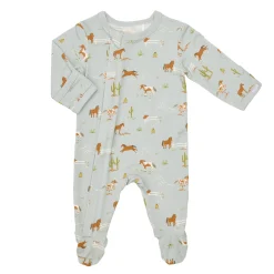 Pajamas|Pyjamas>Coccoli Rodeo Pajamas 1-18m Sage