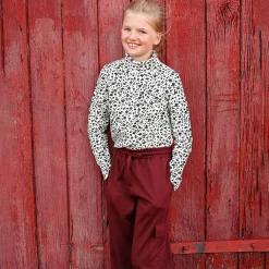 Outlet Romance Floral Turtle Neck7-14 Kids Tops