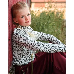 Outlet Romance Floral Turtle Neck7-14 Kids Tops