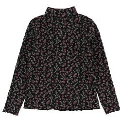 Online Romance Flowers Turtle Neck714 Kids Tops