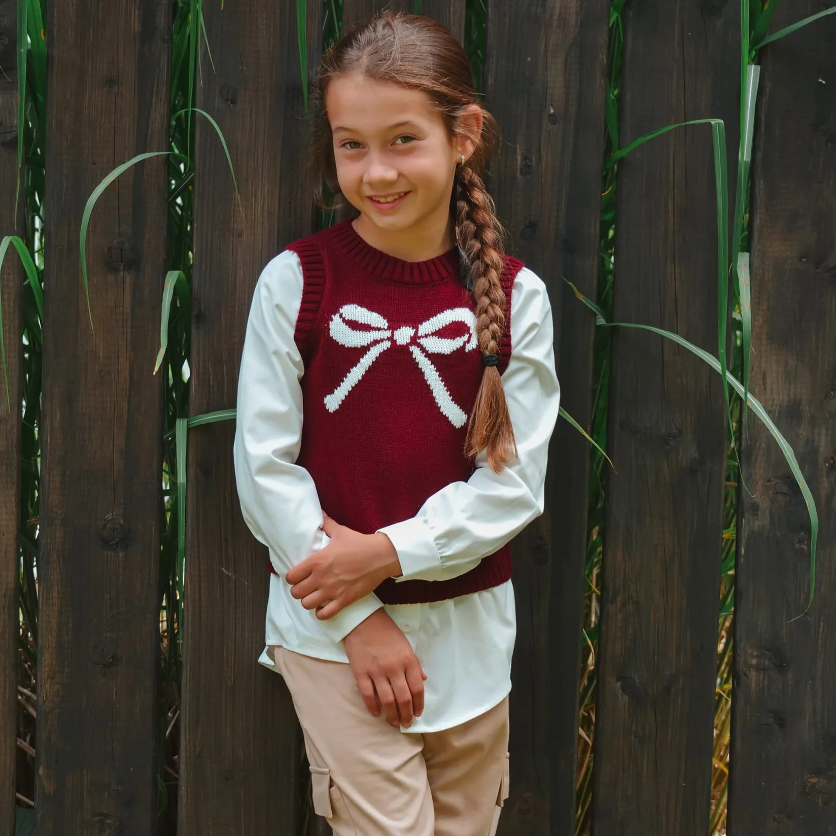 Tops>Look Romance Fooler Shirt 7-14