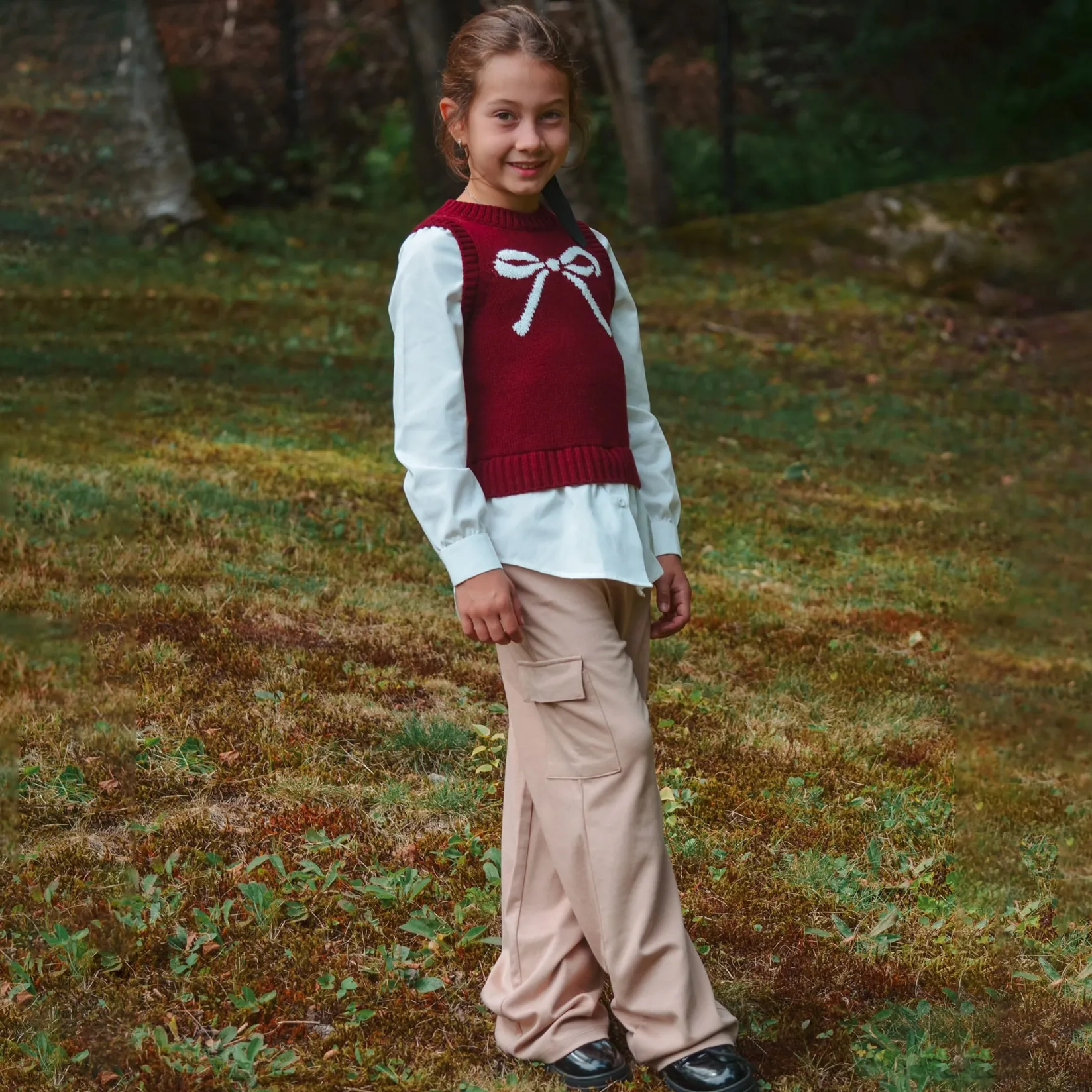 Tops>Look Romance Fooler Shirt 7-14