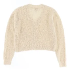 Fleeces And Sweatshirts|Tops>Look Romance Knit Cardigan 7-14 Ivory