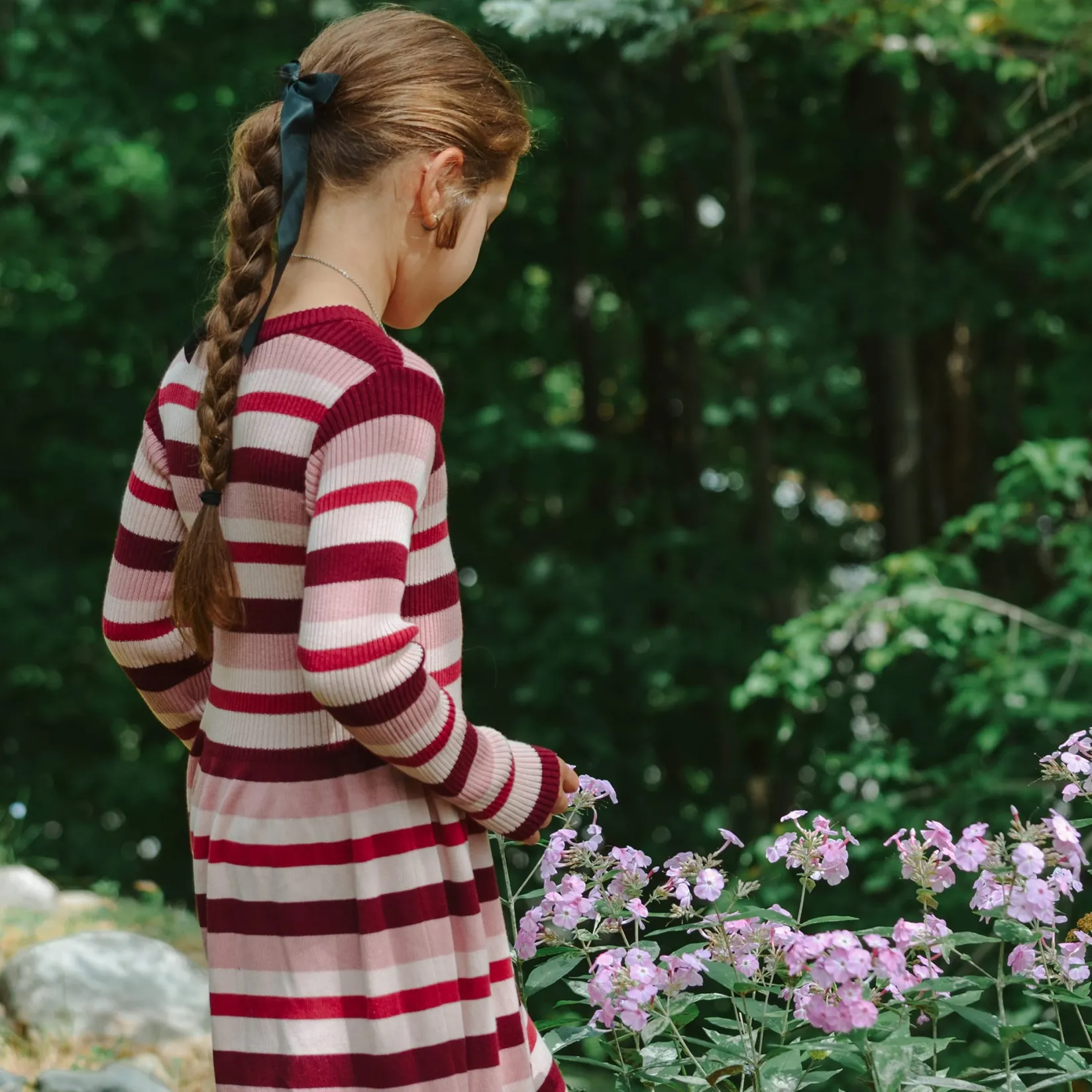 New Romance Striped Knit Dress7-14 Kids Dresses & Rompers