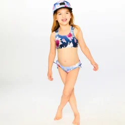Swimsuits>Deux par Deux Roses Bikini 7-12 Navy