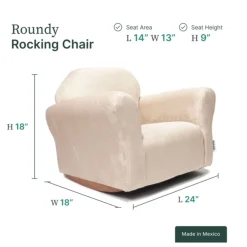 Sale Roundy Kids Rocking Chair - Beige Gliders & Rocking Chairs|Gliders & Rocking Chairs