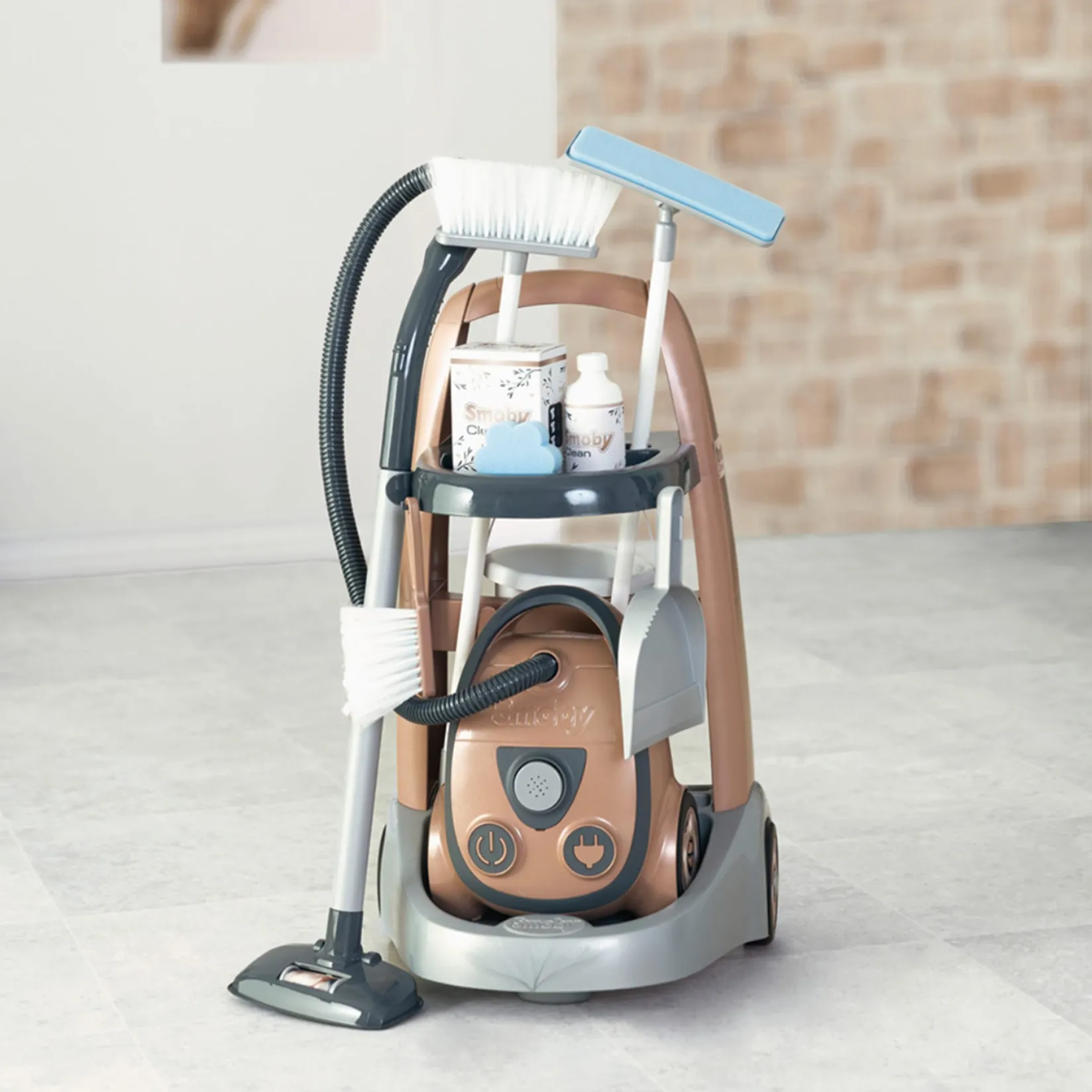 Discount Rowenta Cleaning Trolley and Vaccum Kids Pretend Play & Imitation