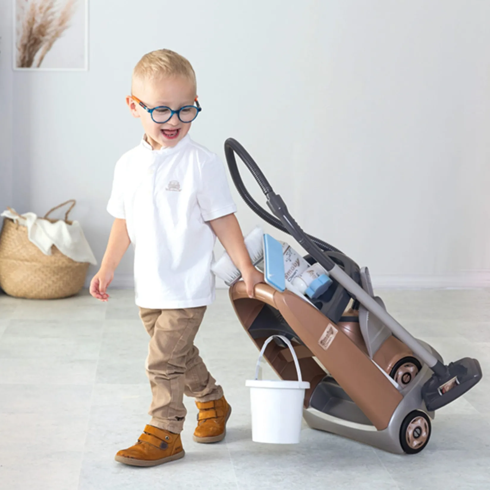 Discount Rowenta Cleaning Trolley and Vaccum Kids Pretend Play & Imitation