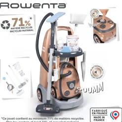 Discount Rowenta Cleaning Trolley and Vaccum Kids Pretend Play & Imitation