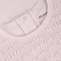 Tops>Minymo Ruched T-shirt 3-8 Pink