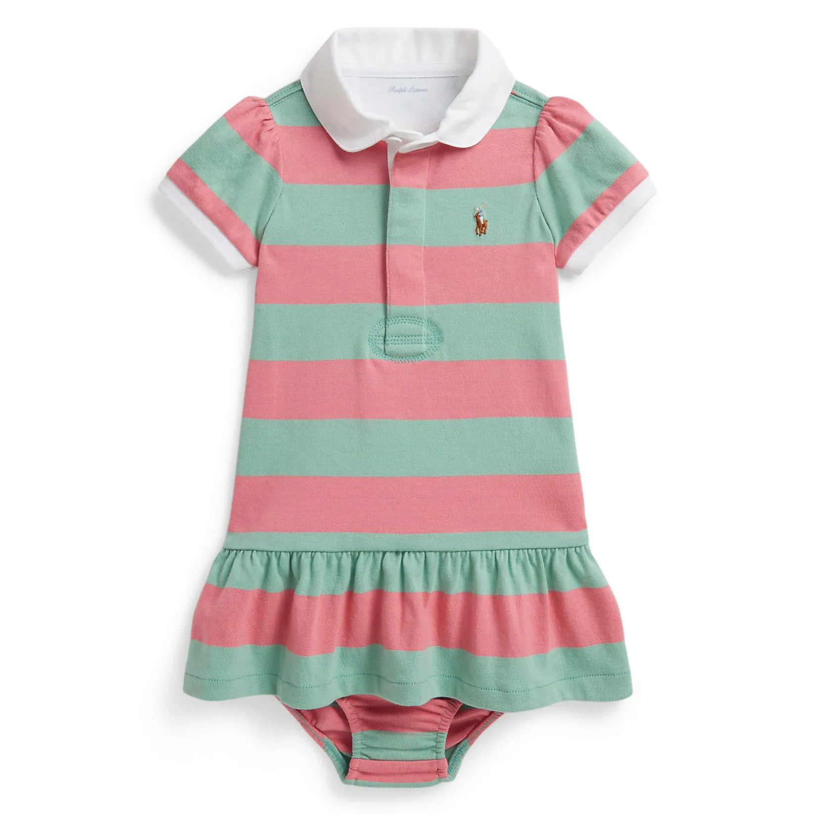 Dresses, Skirts & Outfits>Polo Ralph Lauren Rugby Jersey Dress 6-24m Rose